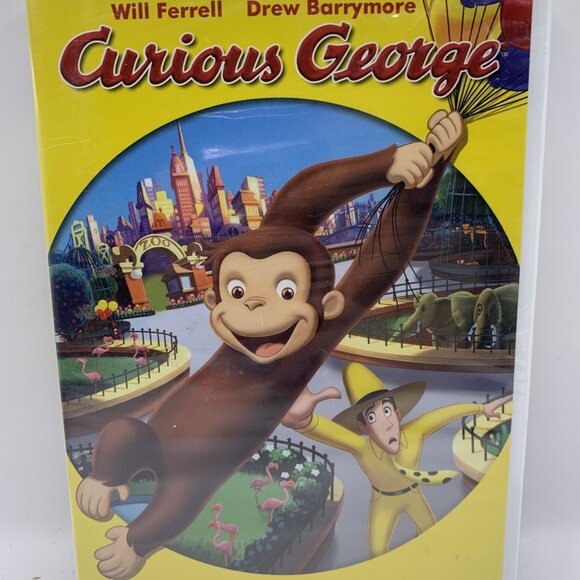 Curious George DVD Movie Universal Studios Animation Rated G Widescreen - Picture 1 of 3